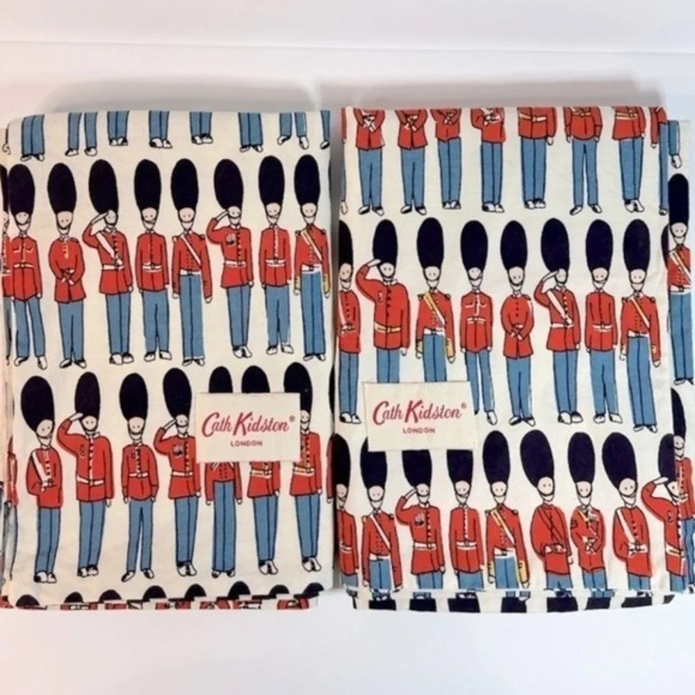 Cath Kidston London Nutcracker Soldier‎ Drummer Boy Pillowcase Set